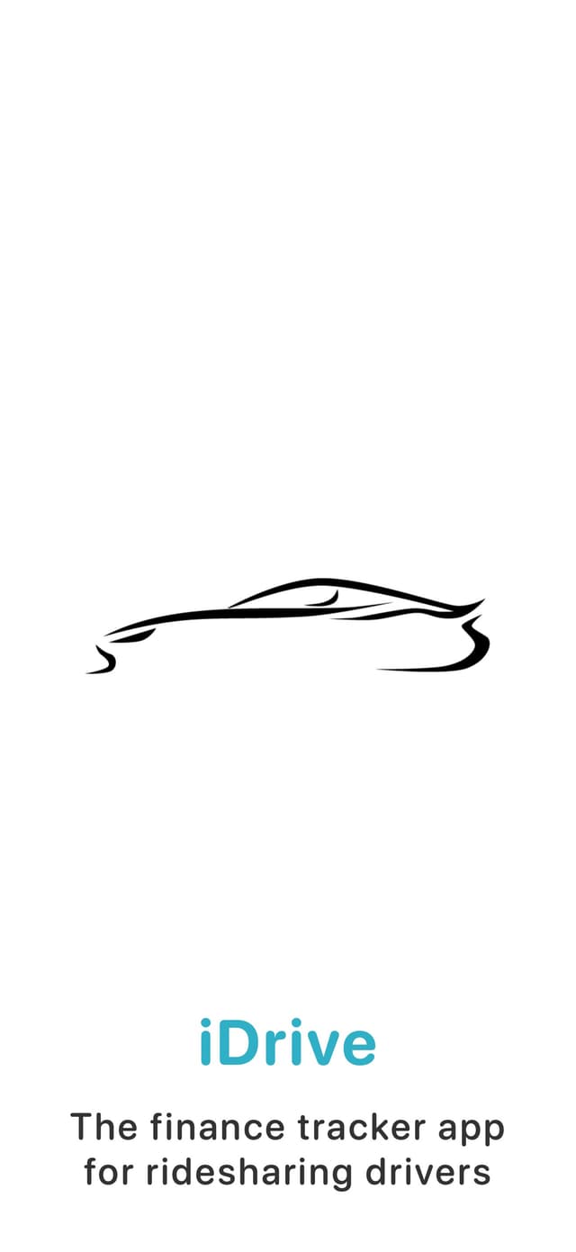 iDrive: Rideshare Finance iPhone screenshot 1