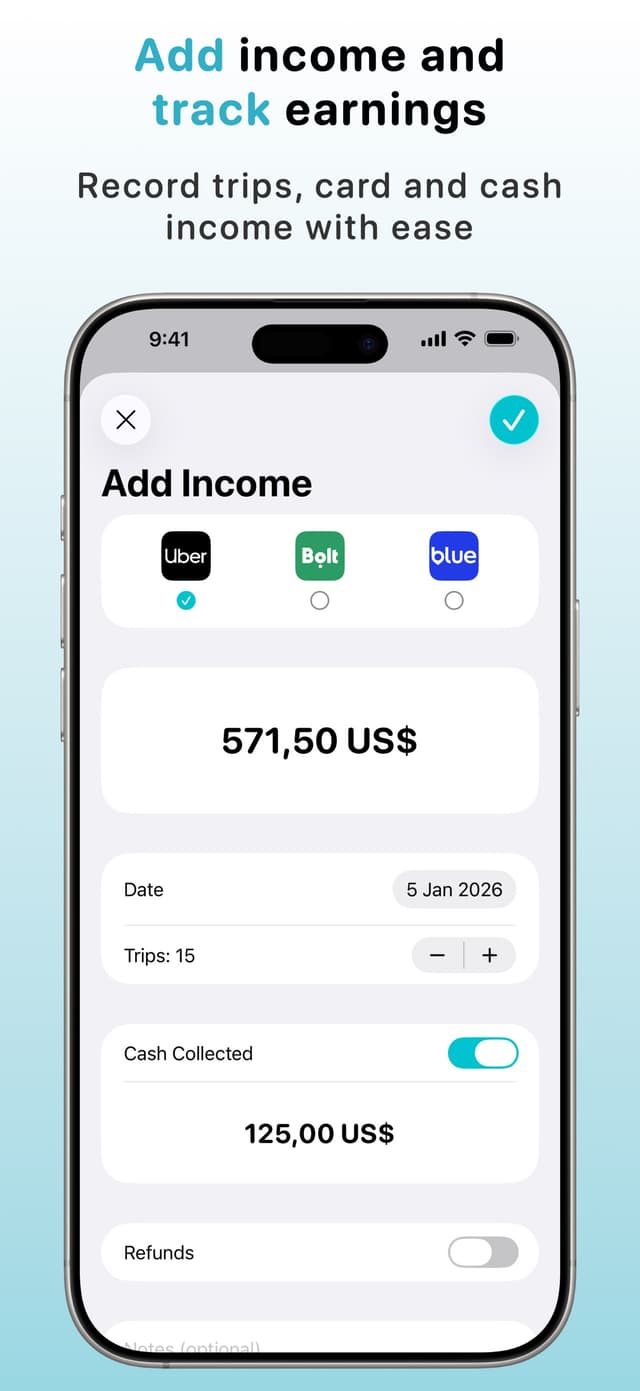 iDrive: Rideshare Finance iPhone screenshot 6