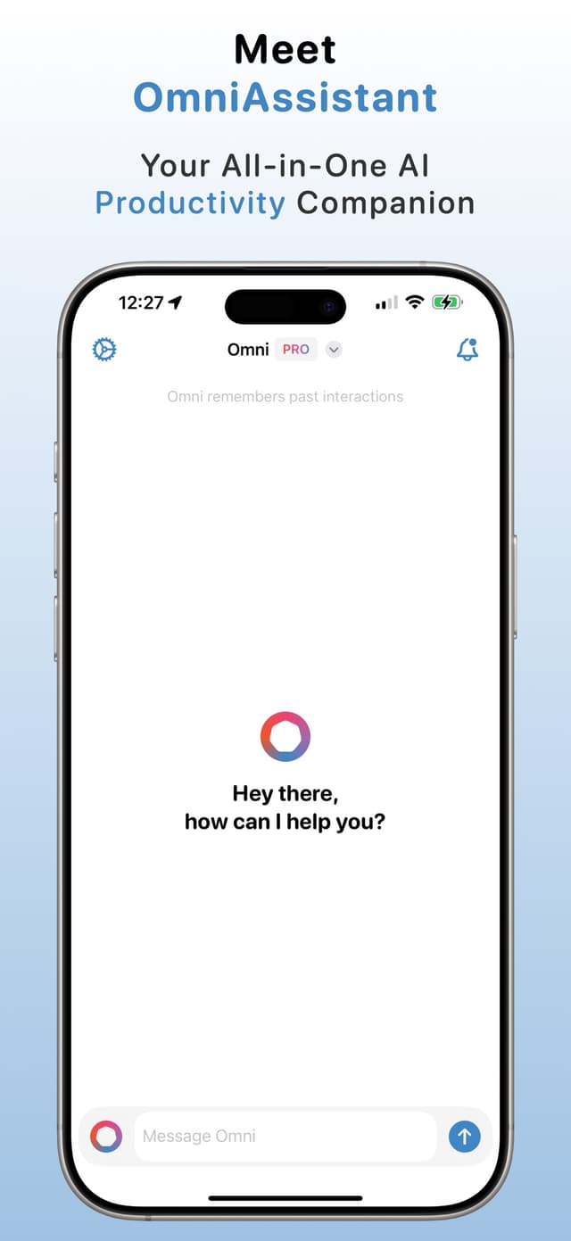 OmniAssistant iPhone screenshot 1