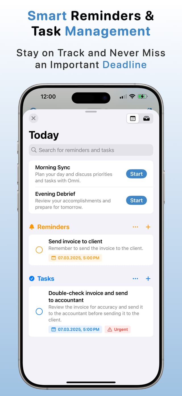 OmniAssistant iPhone screenshot 3