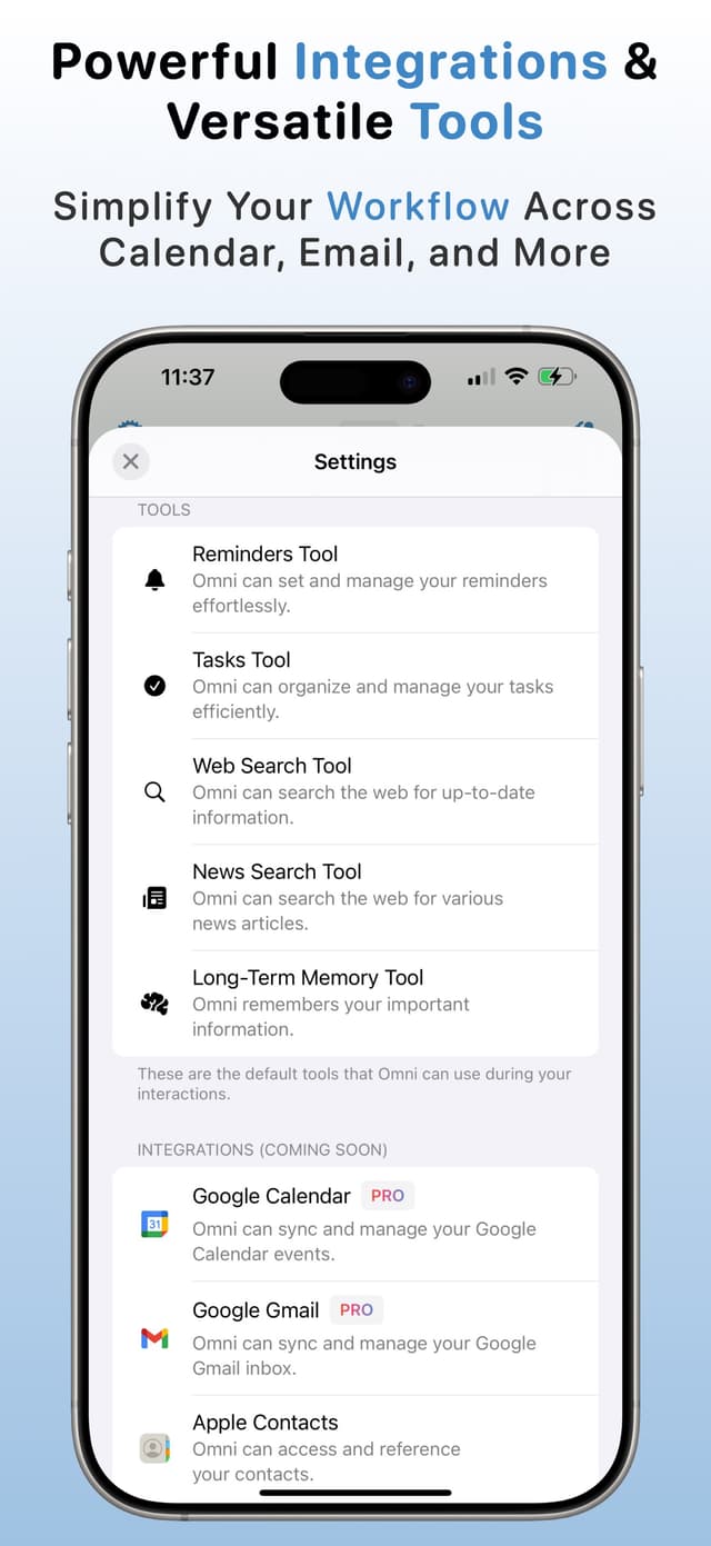 OmniAssistant iPhone screenshot 4