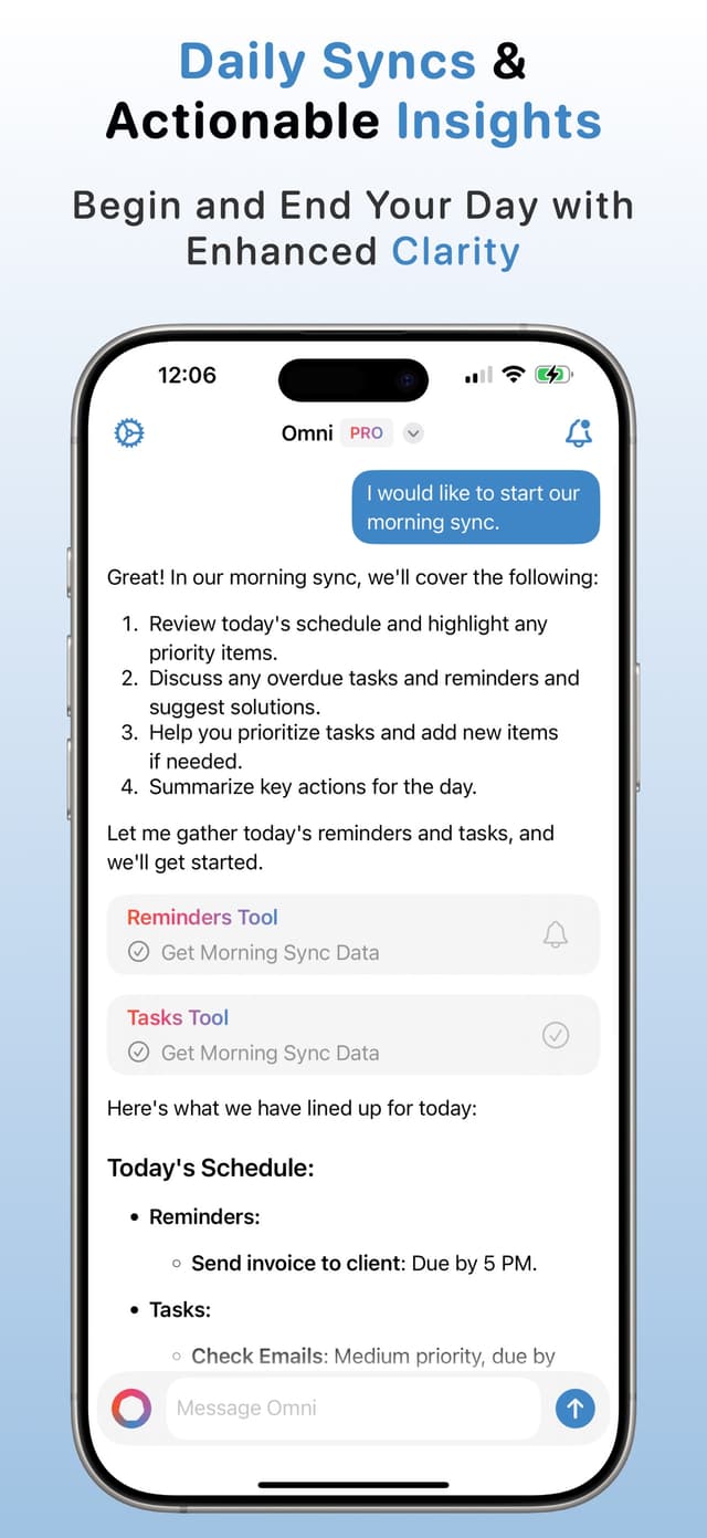 OmniAssistant iPhone screenshot 5
