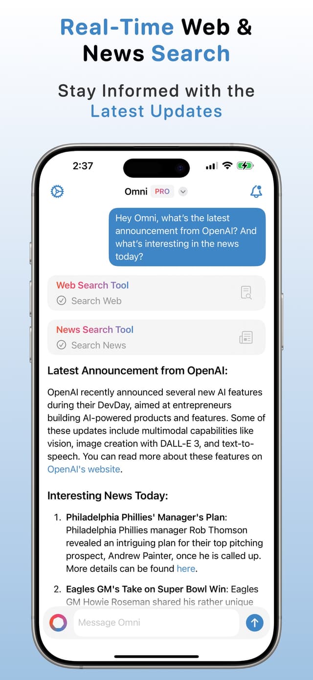 OmniAssistant iPhone screenshot 6