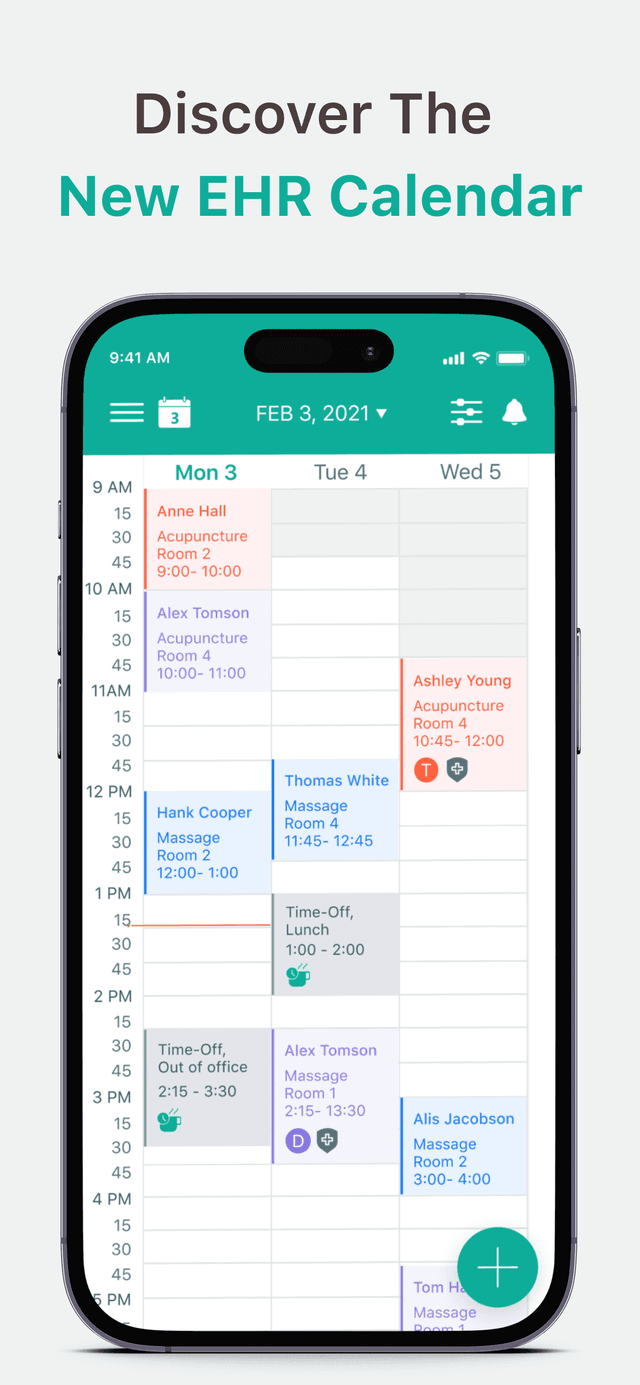 Unified Practice EHR Platform iPhone screenshot 1