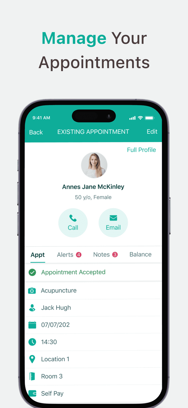 Unified Practice EHR Platform iPhone screenshot 3